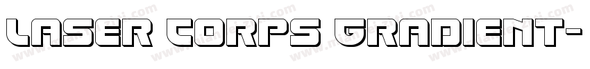 Laser Corps Gradient字体转换